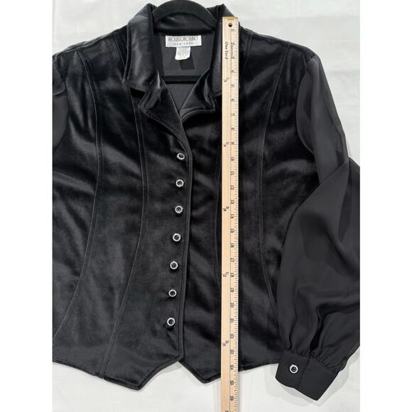 Vintage Brownstone Studio New York Black Jacket Size 18 (064) - Picture 8 of 9